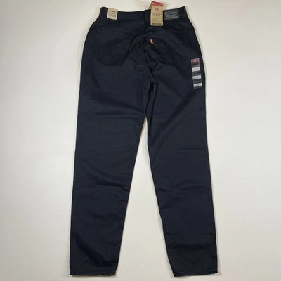 Pantalones de mezclilla Levi’s cintura alta mamá para mujer 29x30 azul oscuro relajados cónicos NUEVO Foto 1 de 4