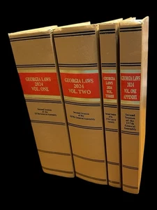 Georgia Laws 2024, Volumes 1-3, Appendix 157th Gen Assembly, 2nd Sess.-4 Books - Picture 1 of 4