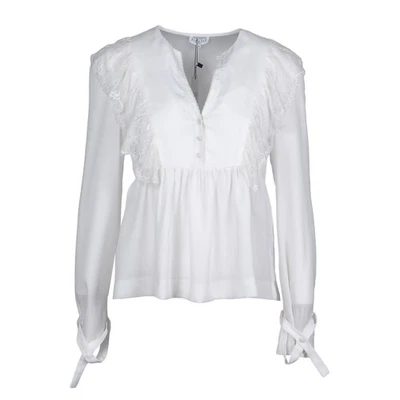 Claudie Pierlot Women's Blouse Size 38 FR / M V-Neck 17B1E18 - Image 1 of 4