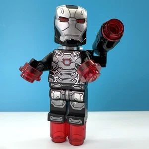 LEGO Marvel Superheroes Black War Machine Civil War Minifigure sh258 (76051) - Picture 1 of 9