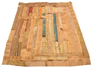 Sushila Vintage Sari Border Assorted Lot of 74 Pc Remnant Trim Craft Sewing Lace - Picture 1 of 7