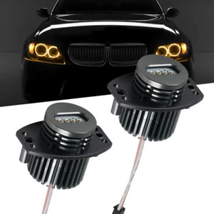 2x LED Angel Eyes Light For BMW E90 325i 325xi 328i 328xi 328i xDrive 330i 09-11 - Picture 1 of 7