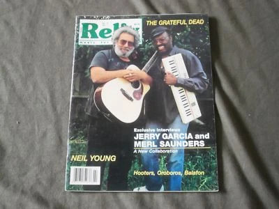 1990 APRIL RELIX MAGAZINE - THE GREATFUL DEAD COVER - B 767 - Image 1 of 2