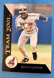  KENNY LOFTON 1993 PINNACLE # 18 TEAM 2001 INSERT  Cleveland Indians MLB