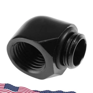 G1/4 Thread Elbow Adapter for PC Water Cooling System Hose Water Tube - Afbeelding 1 van 6