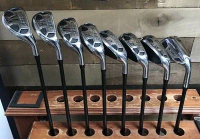 DEMO RH Senior Mens Powerbilt EX 550 Hybrid Iron Set 4-SW Senior Flex 10-9WDR - Image 1 of 4