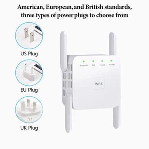 200Mbps Wireless WiFi Extender Signal Booster Netboost Extend Wi-Fi Signal - Afbeelding 1 van 19