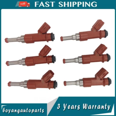 Novo Injetor de Combustível 6X 23250-0P040 Para 07-10 Toyota Camry RAV4 Lexus ES350 3.5L - Imagem 1 de 4