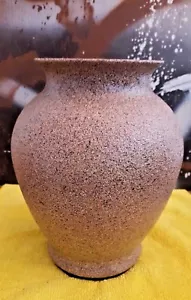STRUKTURIERTES GLAS BLUMENVASE URNENSTIL 8"" HOCH 6"" DURCHMESSER - Bild 1 von 3