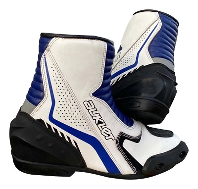 Scarpa Scooter Città Scarpetta Stivaletto Calzature Moto Sportive Pelle AUKLET