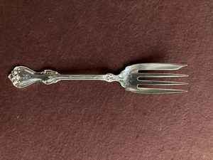 pair Whiting "DUKE OF YORK'' sterling silver salad forks, 6 1/8'', Y1900 - Picture 1 of 4