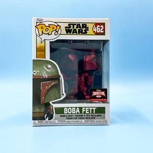 Red Chrome Boba Fett Funko Pop - 2022 Target Con Exclusive - Star Wars - Picture 1 of 11