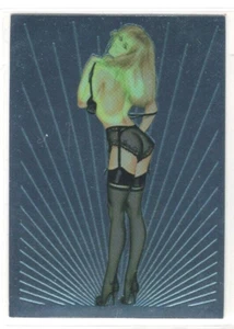 1995 Comic Images OLIVIA Chromium Holochrome card #18 PAMELA ANDERSON - Picture 1 of 2