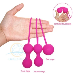 Vaginal Trainer Silicone Ben Wa Balls for Tightening Kegel Trainer Sex Toys - Picture 1 of 7