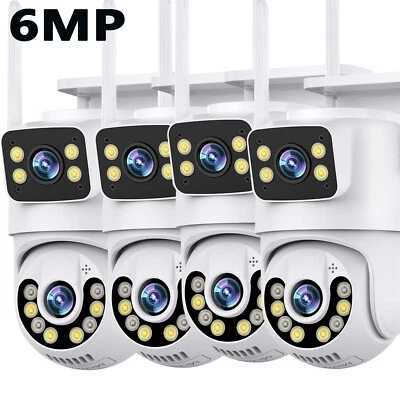 4K Wireless Security Camera System Outdoor Home Dual Lens Wifi Night Vision Cam# - Image 1 of 4