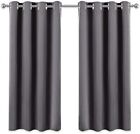 Grey Blackout Curtains Thermal Insulated Soundproof Curtains For Bedroom With 5