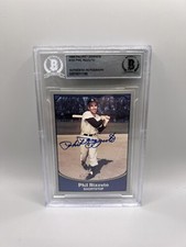 Phil Rizzuto Signed 1990 Pacific Legends #101 Card Beckett Auto