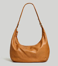 New MADEWELL Piazza Slouch Shoulder Bag in Timber Beam Leather