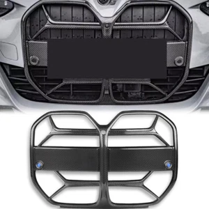 Carbon Fiber Front Grille Grill For BMW 4 SERIES G26 2022+ 4-Door CSL Style - Picture 1 of 10