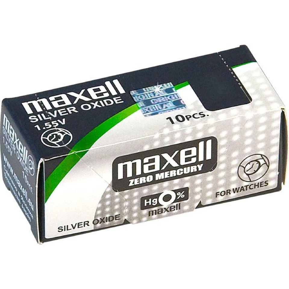 Pilas de boton Maxell bateria original Oxido de Plata SR621W 1.55V blister 2X Ud