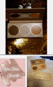 REVOLUTION PRO Glam Mood Palette, 3 in 1 Bronzer, Blush, Highlight, Mirror ๐ - Picture 1 of 13