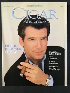 Cigar Aficionado Magazine December 1997 Pierce Bronson - James Bond 007 - Picture 1 of 1