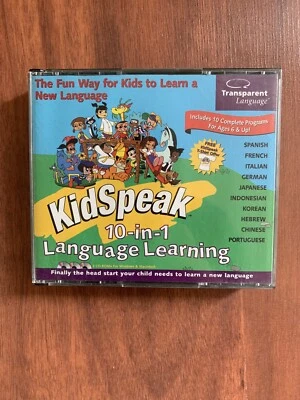 Transparent Language KidSpeak 10 in 1 Language Learning for PC, Mac - Image 1 of 4