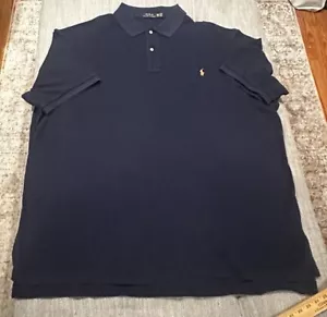Polo Ralph Lauren Navy Blue Shirt Size 4XLT - Picture 1 of 6