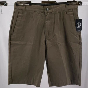 VOLCOM Herren Größe 28" Vmonty Chino Wandershorts Pilz MSH NEU UVP $ 45 - Bild 1 von 5
