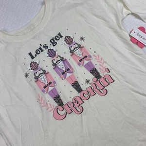 Paper Flower Girl's Large 12 Let's Get Crackin Nutcracker Long Sleeve Top Shirt - Picture 1 of 8
