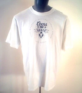 Camiseta Blanca Wrangler 2007 National Finals Rodeo Las Vegas Coors Talla XL - Imagen 1 de 4