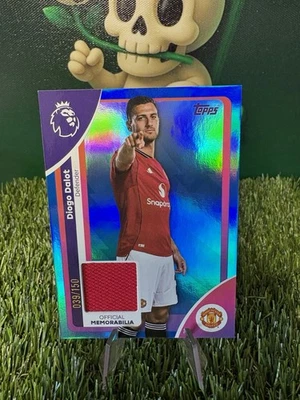 Diogo Dalot /150 Player Worn Patch. Topps Premier League 2026. Manchester United - Image 1 of 2