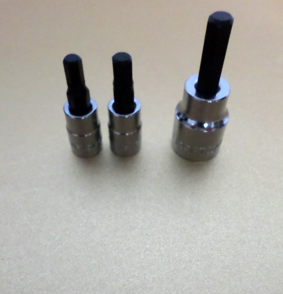 NEW Craftsman 3 Hex Bit Socket Set, 1/4" 3/8"-Drive, SAE, Allen Wrench/Key Bits - Image 1 of 1