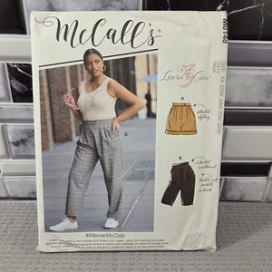 Pantalones para mujer McCall's patrón de costura sin cortar M8148 Misses talla 26w-28w-30w-32w - Imagen 1 de 5