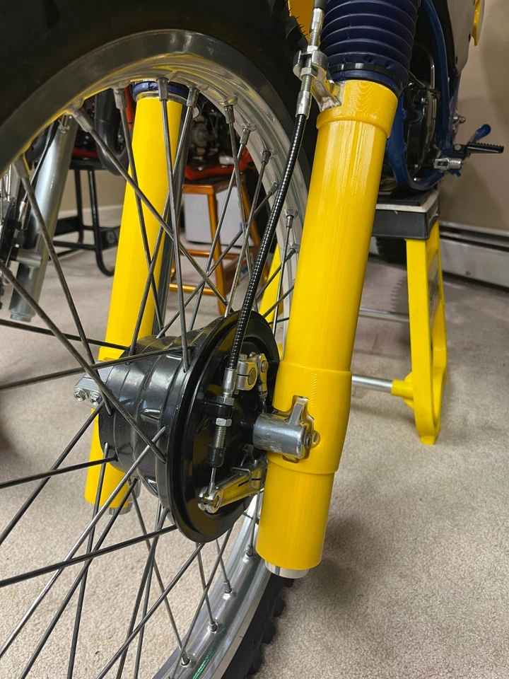 Protectores de horquilla de repuesto para Suzuki RM 1984-1989 51202-14500-163, 51202-14501-163 Foto 1 de 4