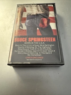 NEW Bruce Springsteen Born In The U.S.A. 1984 Tape Rock Cassette FACTORY SEALED - Image 1 of 3