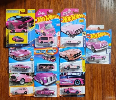 Lote de 10 Hot Wheels Pink Collection Foto 1 de 4