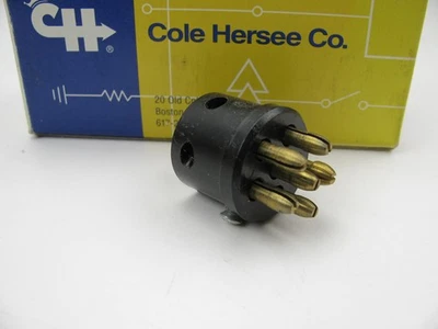 Conector de cuerpo recto interior enchufe 6 polos Cole Hersee 1159 Foto 1 de 3