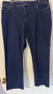 Lauren Ralph Lauren Jeans Womens 18W Blue Denim Classic Straight - Picture 1 of 7