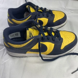 Zapatillas bajas Nike Dunk amarillo/azul talla 3Y CW1588-100 - Imagen 1 de 7
