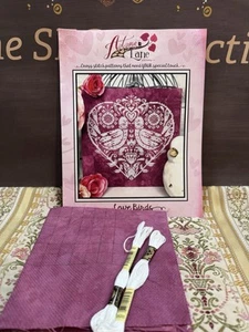 Autumn Lane Stitchery Love Birds Kreuzstich Muster Stoff Faden Posten - Bild 1 von 9