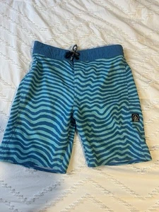 Volcom Stoney Vibes Blue  Youth Boardshorts Size 12 - Picture 1 of 4