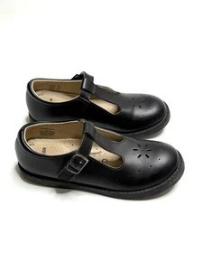 Footmates SHERRY 2532 Black Size 12.5 Little Kid Girl Shoes Classic T Strap $65 - Picture 1 of 10