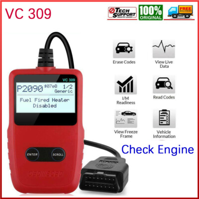EOBD OBDII VC309 Car Scanner Code Reader Univ...