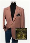 Oxxford Clothes Onwentsia Mens Vtg Wool Blazer Jacket Sport Coat Pink Sz 43S