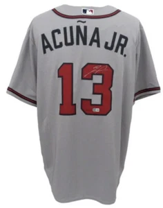 Ronald Acuna Jr. Autograph Signed Nike Baseball Jersey Braves Beckett Coa - Picture 1 of 4