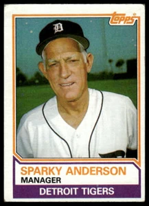 1983 Topps #666 Sparky Anderson - Picture 1 of 2