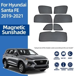 Window Sun Shade Visor Magnetic Reversible Shield Curtain For Hyundai Santa Fe - Picture 1 of 15