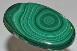 212CT 56mm "Magnificent/Premium"~Zaire Congo MALACHITE Large Oval Cabochon I1277 - Picture 1 of 8