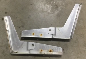 Pair Folding Aluminum Boat Seat Brackets Hinges - Bild 1 von 4